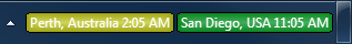World Clock in taskbar using Classic skin - not enough vertical space for clock stack