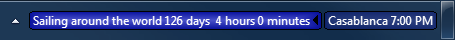 Stopwatch using "%D %Dn  %h %hn %m %mn" time format