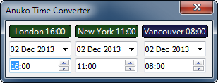 Time Converter using "HH:mm" time format